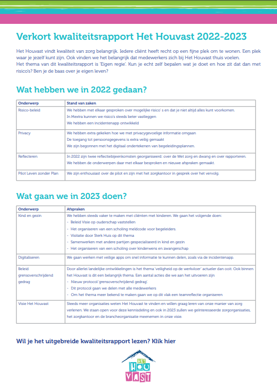 Kwaliteitskader VGN